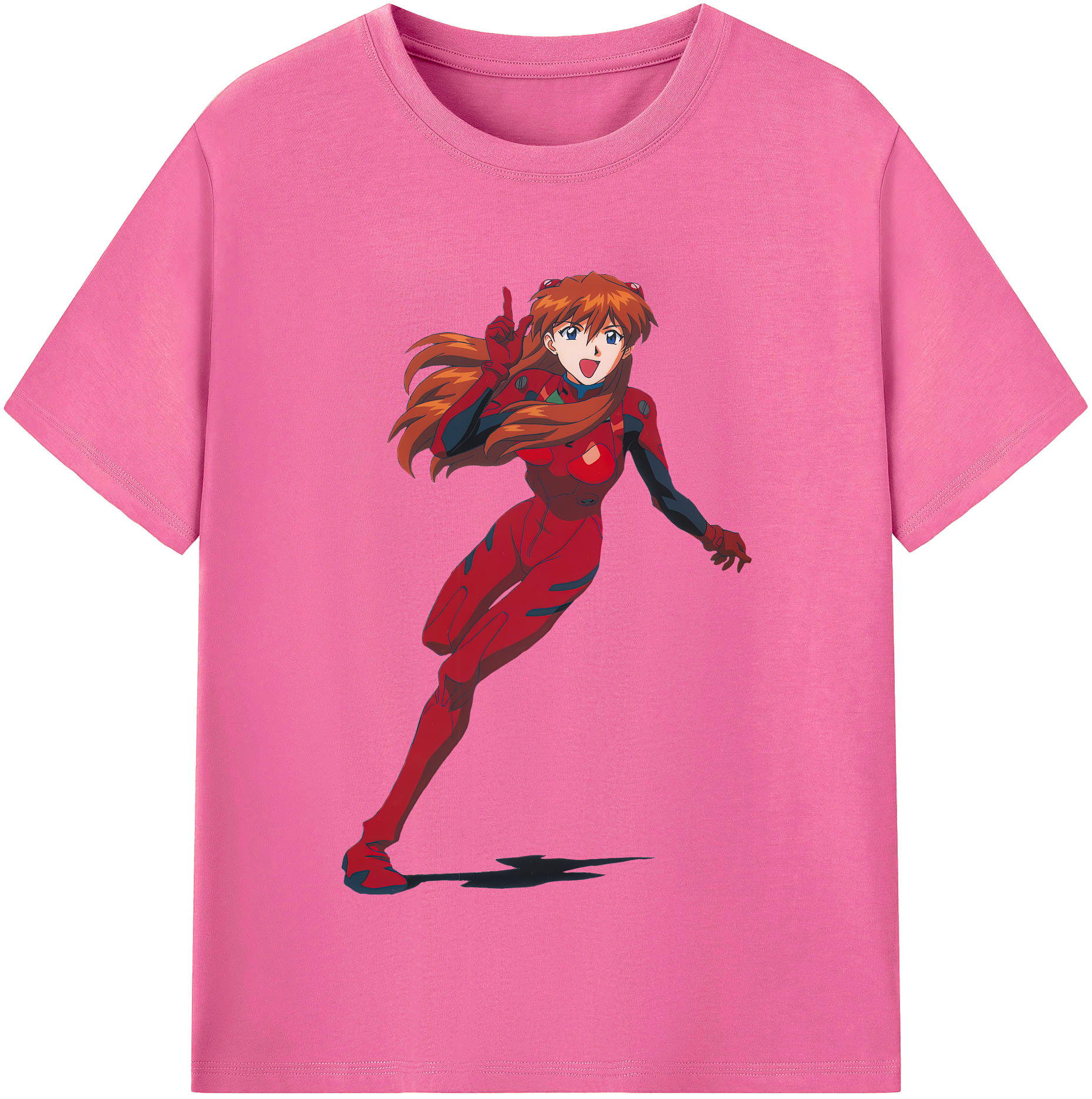 （画像用） EVA 新世紀エヴァンゲリオン レディースカジュアルプリントTシャツ（綿100％）